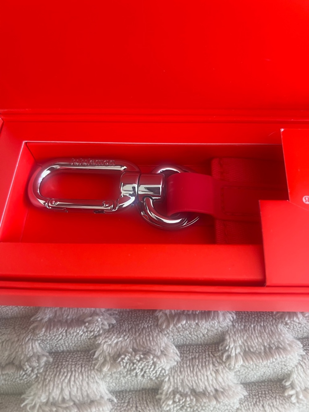Lululemon Membership Collection Key Charm Red - Picture 4 of 5